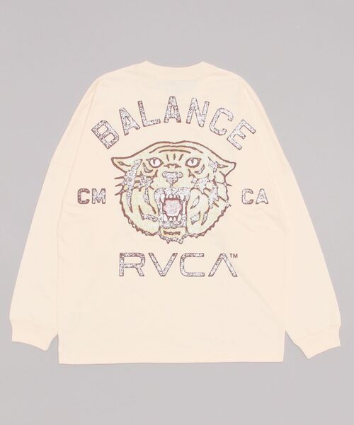 RVCA（ルーカ）の「RVCA/ルーカ ドロップショルダー バックプリントロンT BC042-066（Tシャツ/カットソー・メンズ・ホワイト/ブラック・S/M/L/XL）」の20枚目の写真