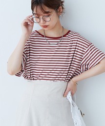 natural couture | シンプルカラーボーダーT(Tシャツ/カットソー)