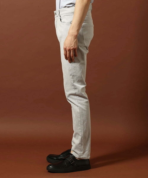 MK MICHEL KLEIN HOMME (エムケーミッシェルクランオム)の「ストライプ柄パンツ(スラックス・メンズ・ライトグレー/ダークグレー・SMALL/MEDIUM/LARGE/X-LARGE)」の5枚目の写真