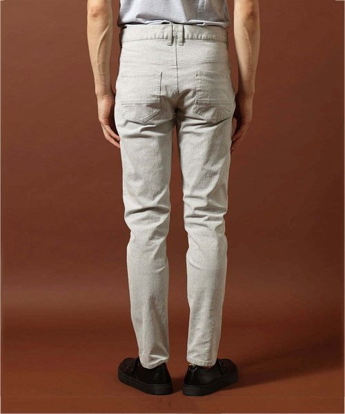 MK MICHEL KLEIN HOMME (エムケーミッシェルクランオム)の「ストライプ柄パンツ(スラックス・メンズ・ライトグレー/ダークグレー・SMALL/MEDIUM/LARGE/X-LARGE)」の6枚目の写真