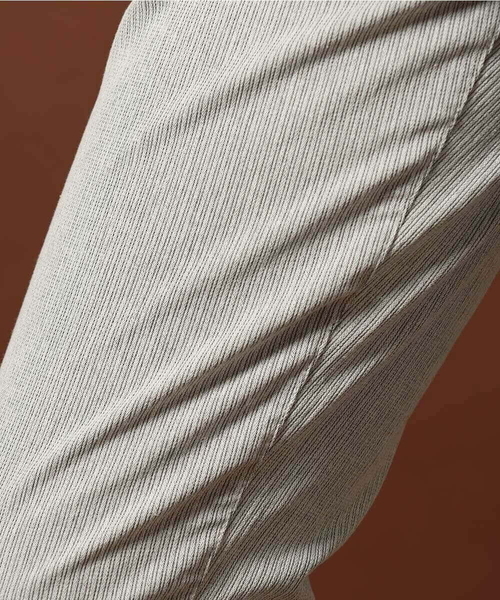 MK MICHEL KLEIN HOMME (エムケーミッシェルクランオム)の「ストライプ柄パンツ(スラックス・メンズ・ライトグレー/ダークグレー・SMALL/MEDIUM/LARGE/X-LARGE)」の12枚目の写真