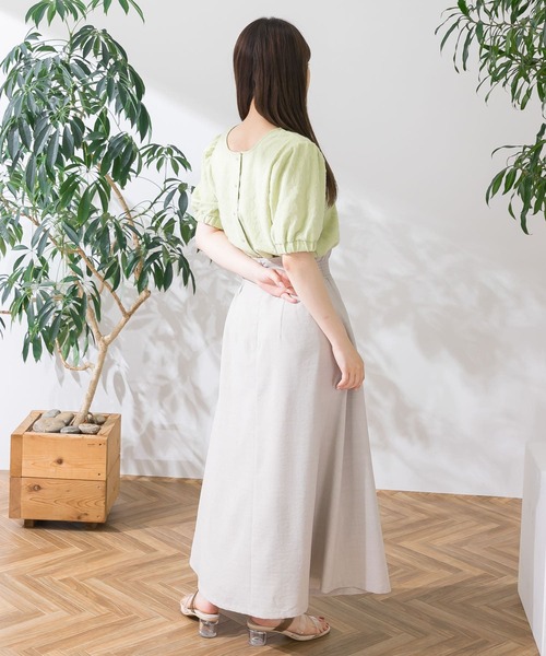 HEYUMM(ヘユム)の「2WAYジャガードレースカーディガン(カーディガン/ボレロ・レディース・ブラック/ミント/ラベンダー・ONE)」の4枚目の写真