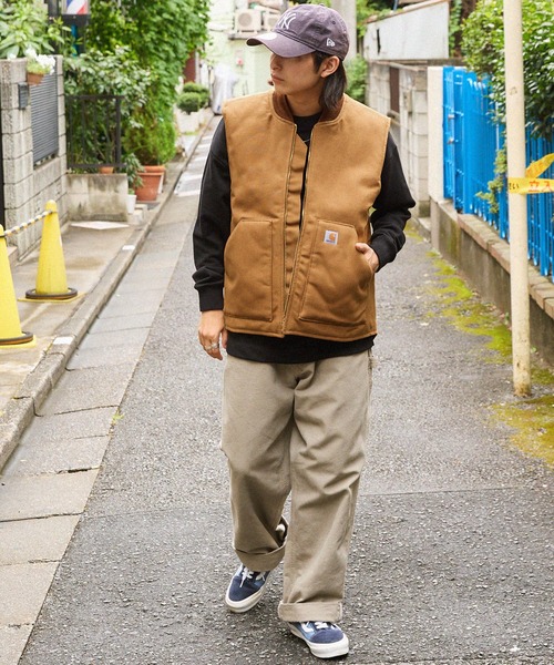Carhartt ブラウン ダウンベスト XL Carhartt ダウンベスト ベスト Carhartt/カーハート Relaxed Fit