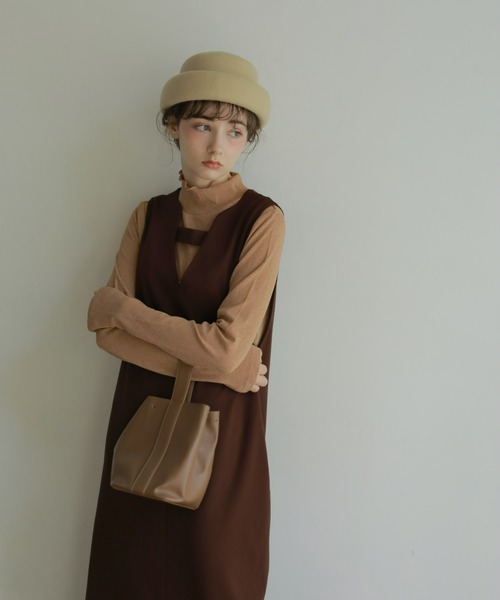 onetome（ワントゥーミー）の「バケットバッグ（ショルダーバッグ・レディース・ブラック/ブラウン/ライトグリーン・FREE）」の16枚目の写真