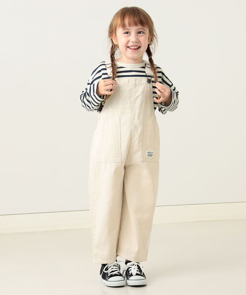 BEAMS mini（ビームス ミニ）ポケット キャンプ サロペット （90