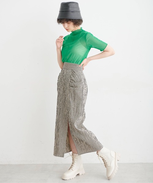 FREE'S MART(フリーズマート)の「◆レースアップブーツ(ブーツ・レディース・ブラック/ホワイト・MEDIUM/SMALL)」の16枚目の写真