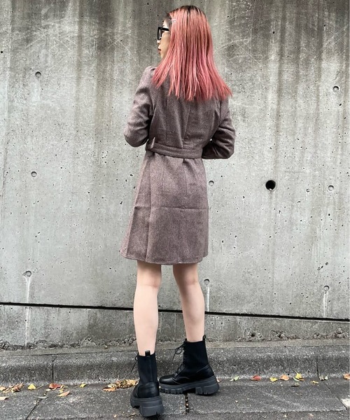 FREE'S MART(フリーズマート)の「◆レースアップブーツ(ブーツ・レディース・ブラック/ホワイト・MEDIUM/SMALL)」の6枚目の写真