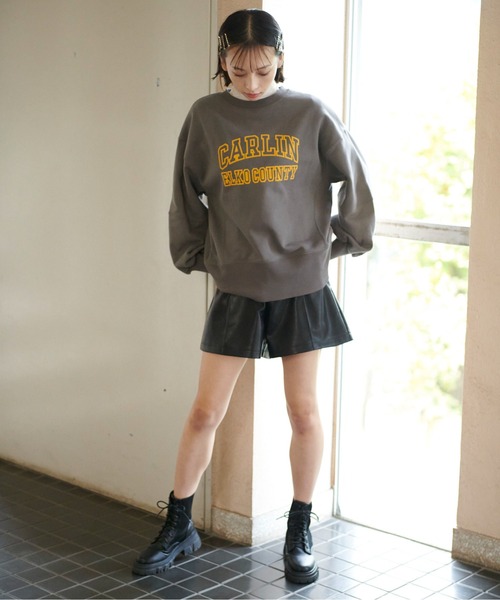 FREE'S MART(フリーズマート)の「◆レースアップブーツ(ブーツ・レディース・ブラック/ホワイト・MEDIUM/SMALL)」の3枚目の写真