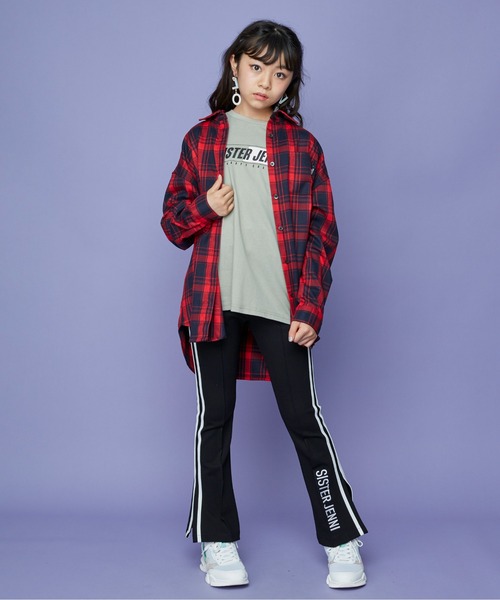 SISTER JENNI(SISTER JENNI)の「サイドスリットストレッチフレアパンツ(その他パンツ・キッズ・ブラック/ベージュ/カーキ・130cm/140cm/150cm/160cm)」の15枚目の写真