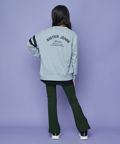 SISTER JENNI(SISTER JENNI)の「サイドスリットストレッチフレアパンツ(その他パンツ・キッズ・ブラック/ベージュ/カーキ・130cm/140cm/150cm/160cm)」の21枚目の写真