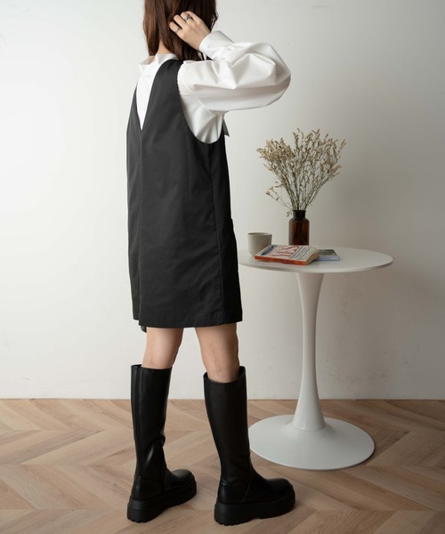 WEGO（ウィゴー）の「WEGO/ベストミニワンピース（ワンピース・レディース・ブラック・FREE）」の10枚目の写真