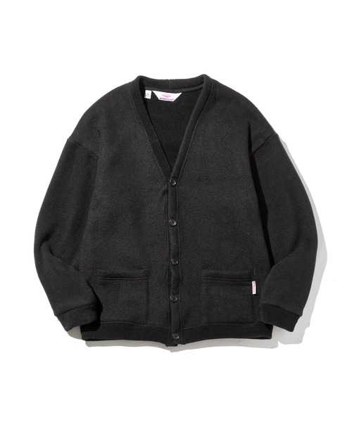 Battenwear(バテンウエア)の「【Battenwear/バテンウェア】米国製 カーディガン/NEIGHBOR CARDIGAN(カーディガン/ボレロ・メンズ・ベージュ系その他/ブラック/オリーブ・MEDIUM/LARGE)」の2枚目の写真