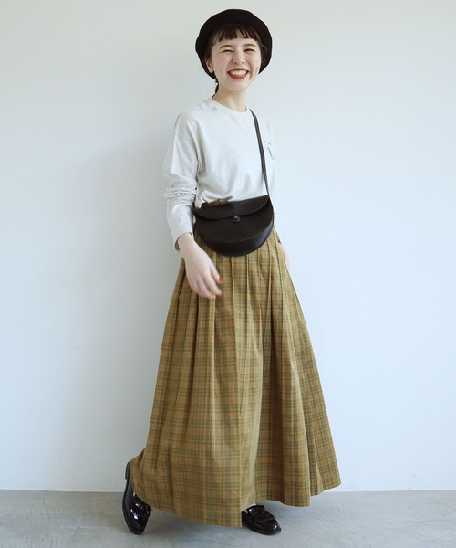トラッドな気分 キルトタックスカート
