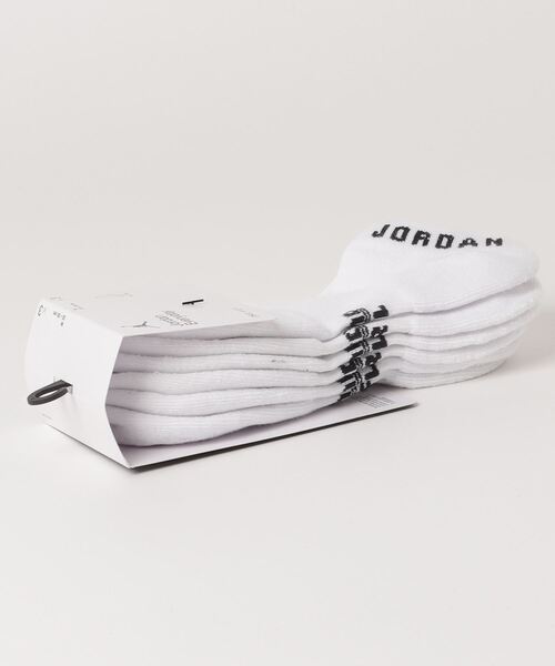 JORDAN BRAND(ジョーダンブランド)の「JORDAN BRAND U J ED CUSH POLY NS 3PR 144 / ジョーダン ブランド ノーショウソックス 3Pセット / NIKE 【SP】(ソックス/靴下・メンズ・ホワイト/ブラック/マルチ・25-27/23-25/27-29)」の4枚目の写真