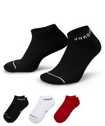 JORDAN BRAND U J ED CUSH POLY NS 3PR 144 / ジョーダン ブランド ノーショウソックス 3Pセット / NIKE 【SP】