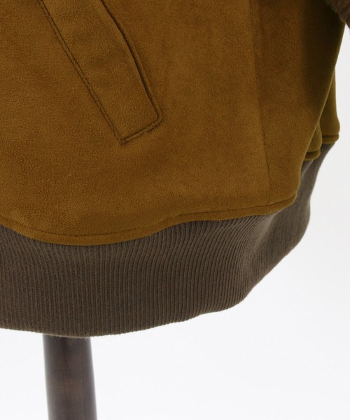 GLIMCLAP（グリムクラップ）の「mj8919-Fake mouton × boa fabric hooded blouson ブルゾン（ブルゾン・メンズ・キャメル/ブラック・L/M/S）」の22枚目の写真