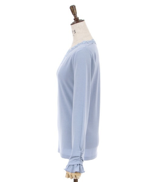 axes femme(アクシーズファム)の「モチーフレースインナー(Tシャツ/カットソー・レディース・ブラック/ピンク/キナリ/ダークブラウン/ブルー・FREE)」の21枚目の写真