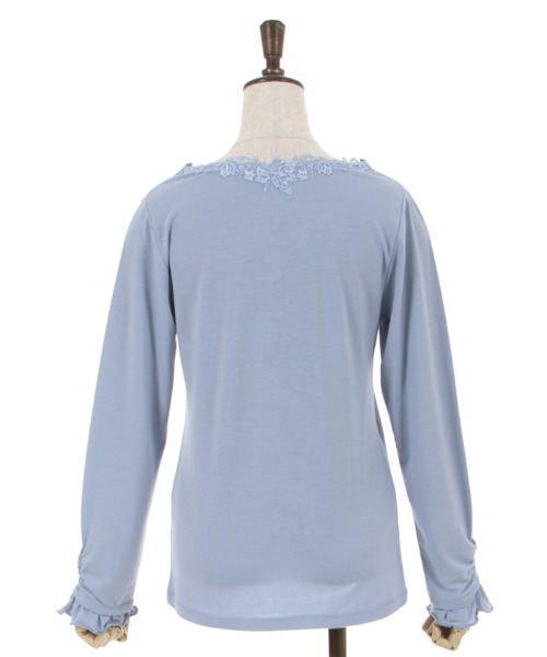 axes femme(アクシーズファム)の「モチーフレースインナー(Tシャツ/カットソー・レディース・ブラック/ピンク/キナリ/ダークブラウン/ブルー・FREE)」の22枚目の写真