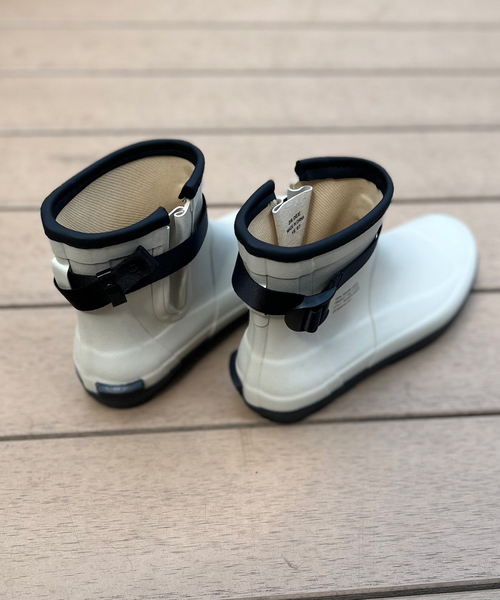 MoonStar(ムーンスター)の「【810s】MARKE MODI レイン ブーツ(レインシューズ・メンズ・チャコールグレー/ホワイト・26/27/28)」の9枚目の写真