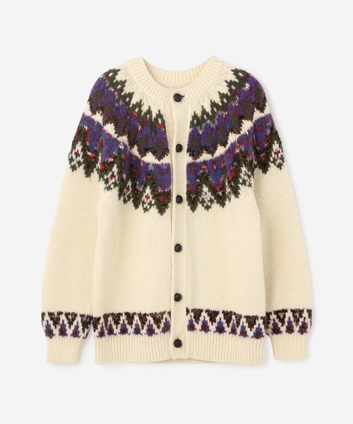 Coohem（コーヘン）の「COOHEM | ノルディックニットカーディガン MEN（カーディガン/ボレロ・メンズ・ホワイト系その他/ブラック系その他・MEDIUM/LARGE）」の13枚目の写真