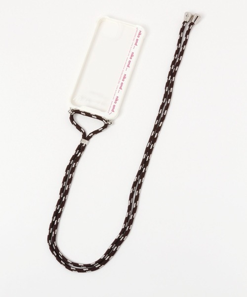 niko and...(ニコアンド)の「オリジナルニコロゴコード付きiPhoneケース (13/14兼用)(スマホケース/カバー・レディース・ピンク/ブラック/ブルー・0)」の1枚目の写真