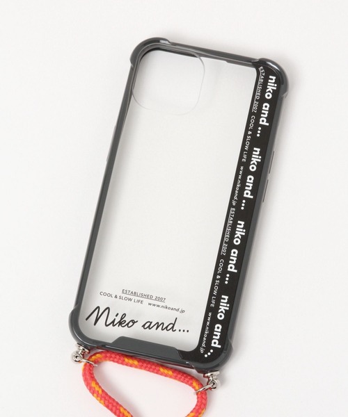 niko and...(ニコアンド)の「オリジナルニコロゴコード付きiPhoneケース (13/14兼用)(スマホケース/カバー・レディース・ピンク/ブラック/ブルー・0)」の13枚目の写真