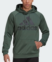 adidas（アディダス）の「AEROREADY ゲーム&ゴー ビッグロゴパーカー / アディダス adidas（パーカー・メンズ）」