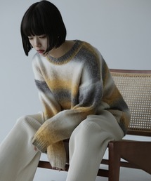 hellam（へラム）の「ウールミックス グラデーションニット（ニット/セーター）」