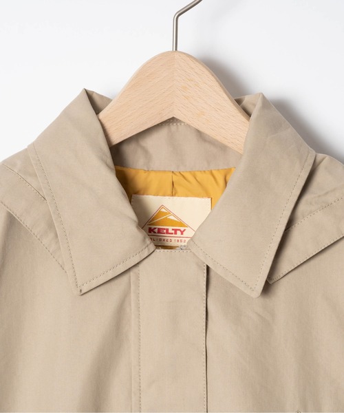 KELTY（ケルティ）の「【 KELTY/  ケルティ 】 プラナダ ステンカラー ジャケット GKO KE22212033（ステンカラーコート・レディース・ベージュ/ブラック・MEDIUM）」の13枚目の写真
