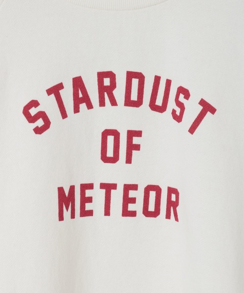 Honeys（ハニーズ）の「ショート丈ゆるトレーナー（スウェット・レディース・レッド/スミクロ/杢グレー/アイボリー・S/M/L）」の11枚目の写真