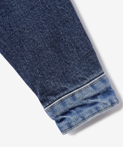 TOMMY HILFIGER(トミーヒルフィガー)の「カラーブロックシェルパトラッカージャケット(デニムジャケット・キッズ・ブルー・90cm/120cm/110cm/100cm)」の6枚目の写真