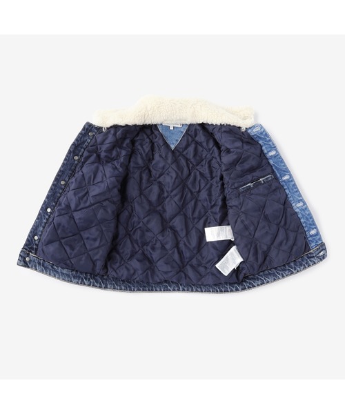 TOMMY HILFIGER(トミーヒルフィガー)の「カラーブロックシェルパトラッカージャケット(デニムジャケット・キッズ・ブルー・90cm/120cm/110cm/100cm)」の10枚目の写真