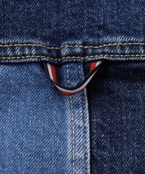 TOMMY HILFIGER(トミーヒルフィガー)の「カラーブロックシェルパトラッカージャケット(デニムジャケット・キッズ・ブルー・90cm/120cm/110cm/100cm)」の13枚目の写真