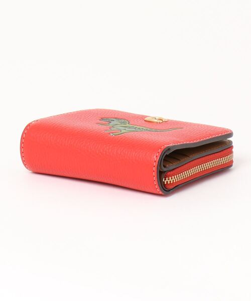 COACH ビルフォールドウォレット スポーツレッド 赤 恐竜 美品 レア