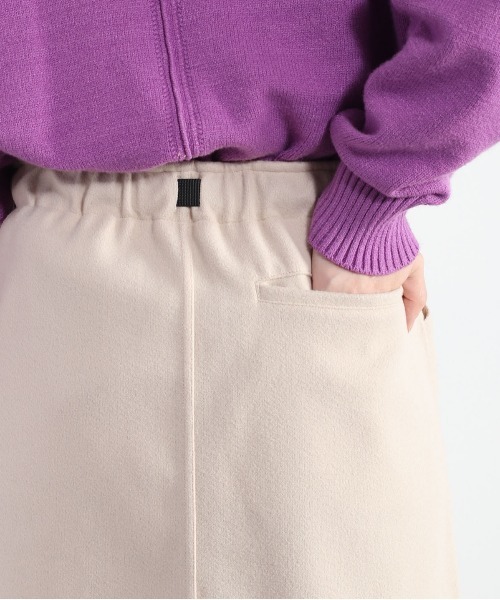 cepo(セポ)の「カットメルトン クライミングスカート(スカート・レディース・オリーブ/オフホワイト・M)」の14枚目の写真
