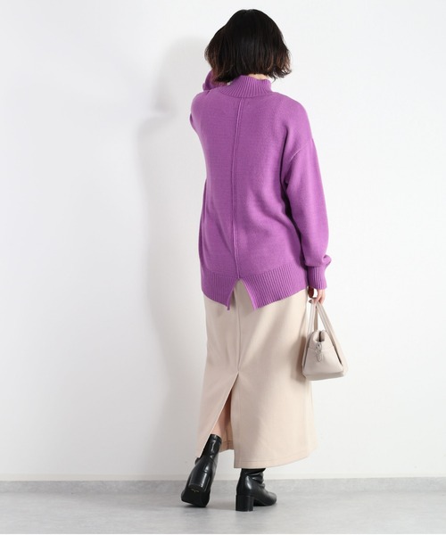 cepo(セポ)の「カットメルトン クライミングスカート(スカート・レディース・オリーブ/オフホワイト・M)」の9枚目の写真