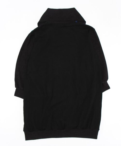 gomme（ゴム）の「鹿の子絞りドット　リブカラージャケット（その他アウター・レディース・チャコールグレー/ブラック・MEDIUM）」の15枚目の写真