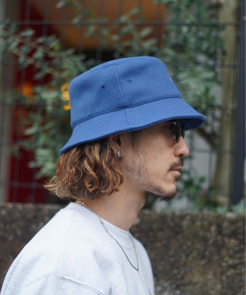 THRASHER（スラッシャー）の「DIAMOND LOGO MELTON BUCKET HAT/スラッシャーバケハ（ハット・メンズ・ブラック/ブラウン/ベージュ/ネイビー・FREE）」の6枚目の写真