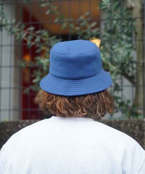 THRASHER（スラッシャー）の「DIAMOND LOGO MELTON BUCKET HAT/スラッシャーバケハ（ハット・メンズ・ブラック/ブラウン/ベージュ/ネイビー・FREE）」の7枚目の写真