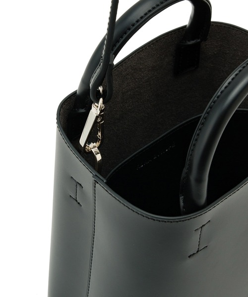 ADAM ET ROPE'（アダムエロペ）の「ダブルポケット2WAYバッグ（ショルダーバッグ・レディース・ブラック/グレー/オフホワイト/サックスブルー・FREE）」の18枚目の写真