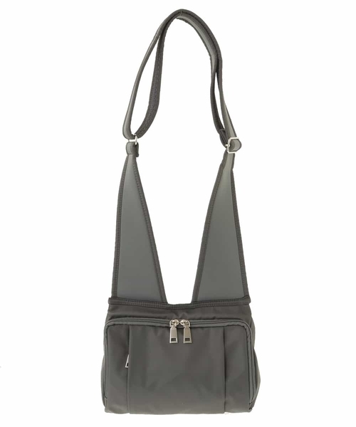 MK MICHEL KLEIN(エムケーミッシェルクラン)の「【人間工学デザイン】コンパクトショルダーバッグ(ショルダーバッグ・レディース・ブラック/グリーン/グレー・00)」の9枚目の写真