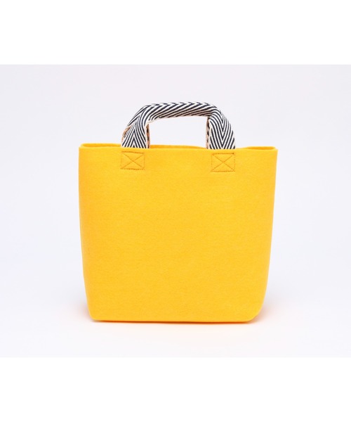 hint hint（ヒントヒント）の「hint hint フェルトバッグS（トートバッグ・レディース・イエロー/グリーン/レッド/ブルー/グレー・FREE）」の4枚目の写真