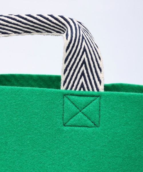 hint hint（ヒントヒント）の「hint hint フェルトバッグS（トートバッグ・レディース・イエロー/グリーン/レッド/ブルー/グレー・FREE）」の7枚目の写真