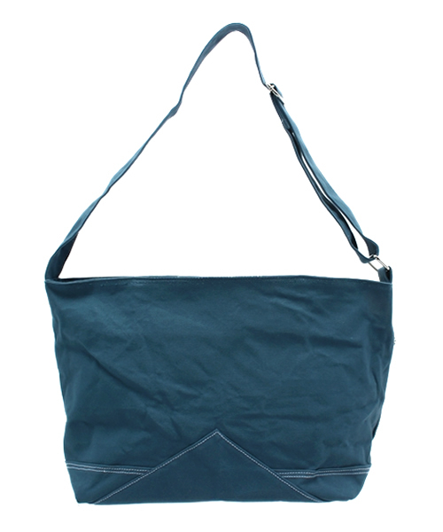 COSSHI（コッシ）の「COSSHI PARAFFIN CANVAS SHOULDER（ショルダーバッグ・メンズ・グレー/ブルー/イエロー・FREE）」の5枚目の写真