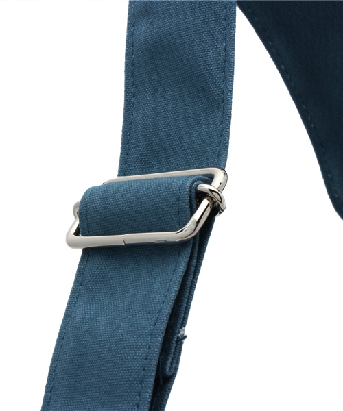 COSSHI（コッシ）の「COSSHI PARAFFIN CANVAS SHOULDER（ショルダーバッグ・メンズ・グレー/ブルー/イエロー・FREE）」の11枚目の写真