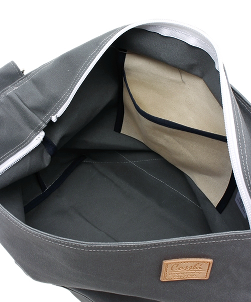 COSSHI（コッシ）の「COSSHI PARAFFIN CANVAS SHOULDER（ショルダーバッグ・メンズ・グレー/ブルー/イエロー・FREE）」の15枚目の写真