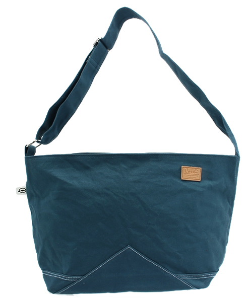 COSSHI（コッシ）の「COSSHI PARAFFIN CANVAS SHOULDER（ショルダーバッグ・メンズ・グレー/ブルー/イエロー・FREE）」の19枚目の写真