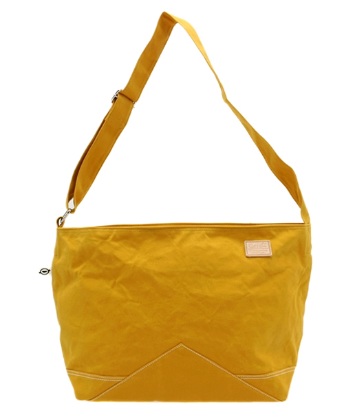 COSSHI（コッシ）の「COSSHI PARAFFIN CANVAS SHOULDER（ショルダーバッグ・メンズ・グレー/ブルー/イエロー・FREE）」の18枚目の写真