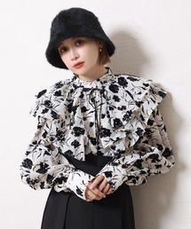 one after another NICE CLAUP | 【ケープ襟取り外し可能】2wayフリルブラウス(シャツ/ブラウス)