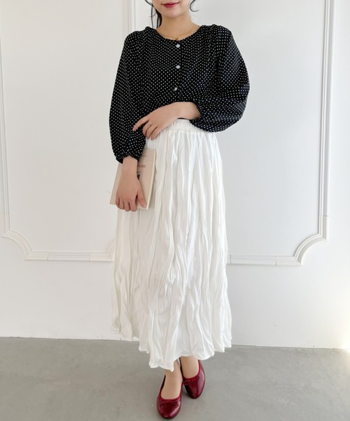 soor ploom ドット　ブラウス　6y 新品 SOOR PLOOM / LOUISA BLOUSE - PASTURE PRINT, OAS